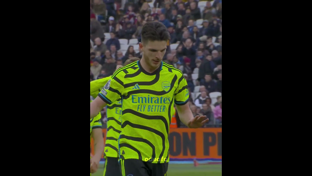 Declan Rice silencing the West Ham fans 🤫