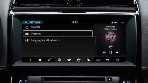 Jaguar XE InControl Touch Pro Settings Tutorial