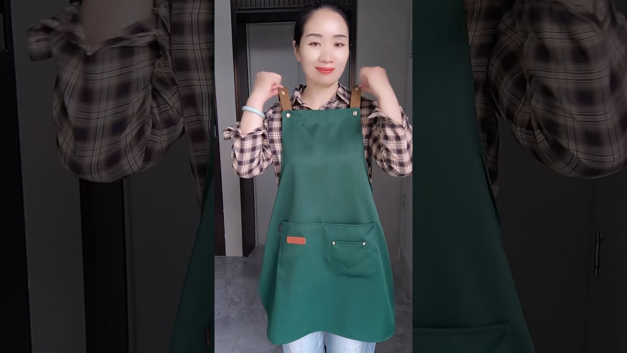 New Apron #Kitchen Apron #Apron Work Clothes #goodthing #best #fashion #apron #shorts #fashiontrends