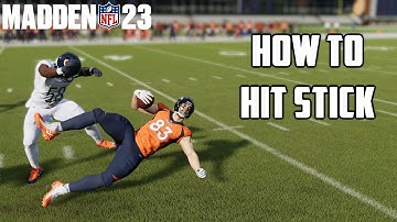 MADDEN 23 HOW TO TACKLE AND HIT STICK | HOW TO CAUSE FUMBLES IN MADDEN 23 | HIT STICK TUTORIAL!