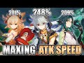 What 248% Attack Speed Looks Like | Genshin Impact