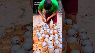 How are firecrackers made? 🔥 | Cracker making | fireworks making factory 🥸 #fireworks #crackers #... screenshot 3
