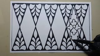 Hari ini pembelajaran menggambar batik Betawi, motif batik pucuk rebung. Hari ini pembelajaran menggambar batik Betawi, motif batik pucuk rebung.