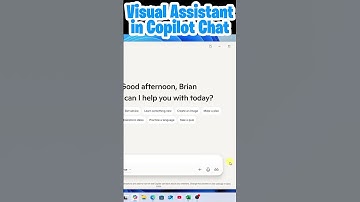 Visuele assistent in Copilot AI #shorts