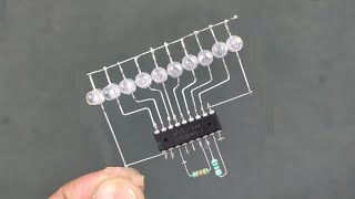 Running LED Chaser Circuit With CD 4017