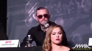 ronda rousey reacts to conor mcgregor