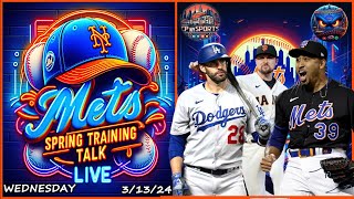 Mets Spring Training Talk LIVE | 3/13/24 | JD Martinez | JD Davis | New York Mets | Mets News | MLB