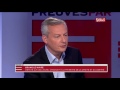 Pour bruno le maire macron  cest de la soupe 