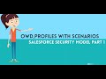 Owd and profiles with real time scenarios