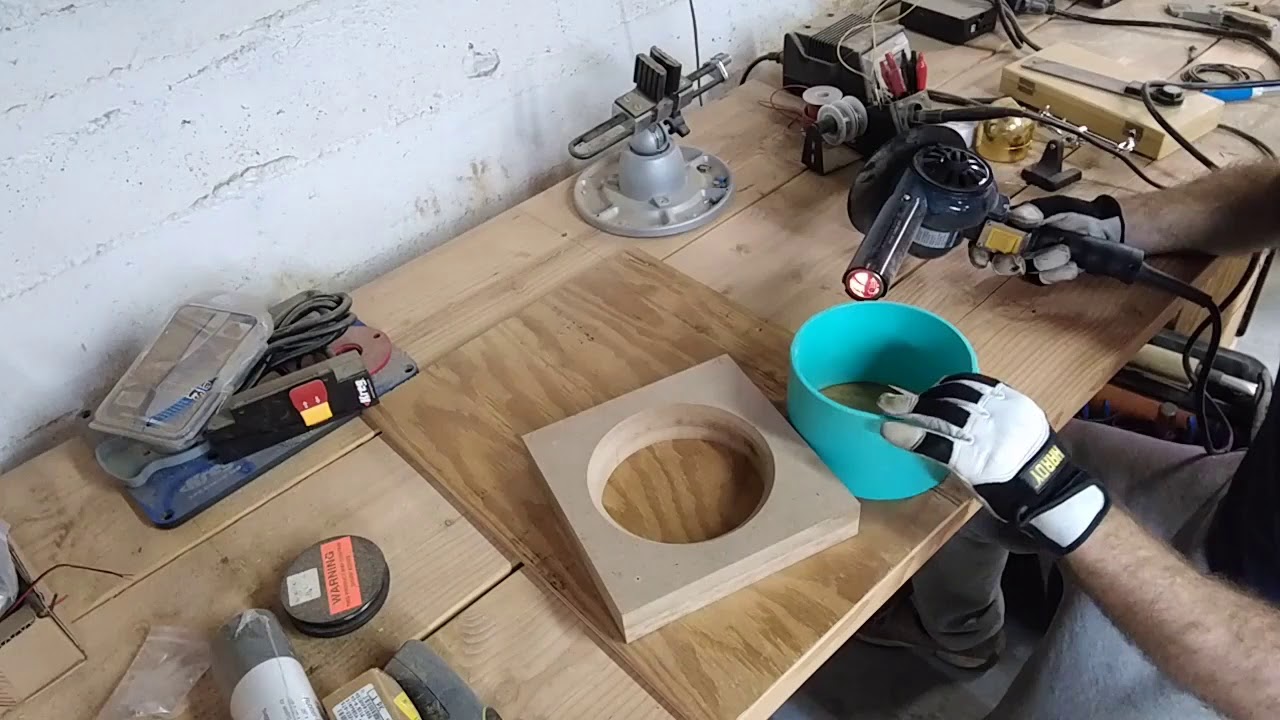 Making a nozzle/reducer for leaf blower YouTube