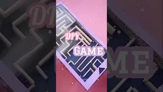 DIY maze game #diygame  #diycardboardcraft#shorts