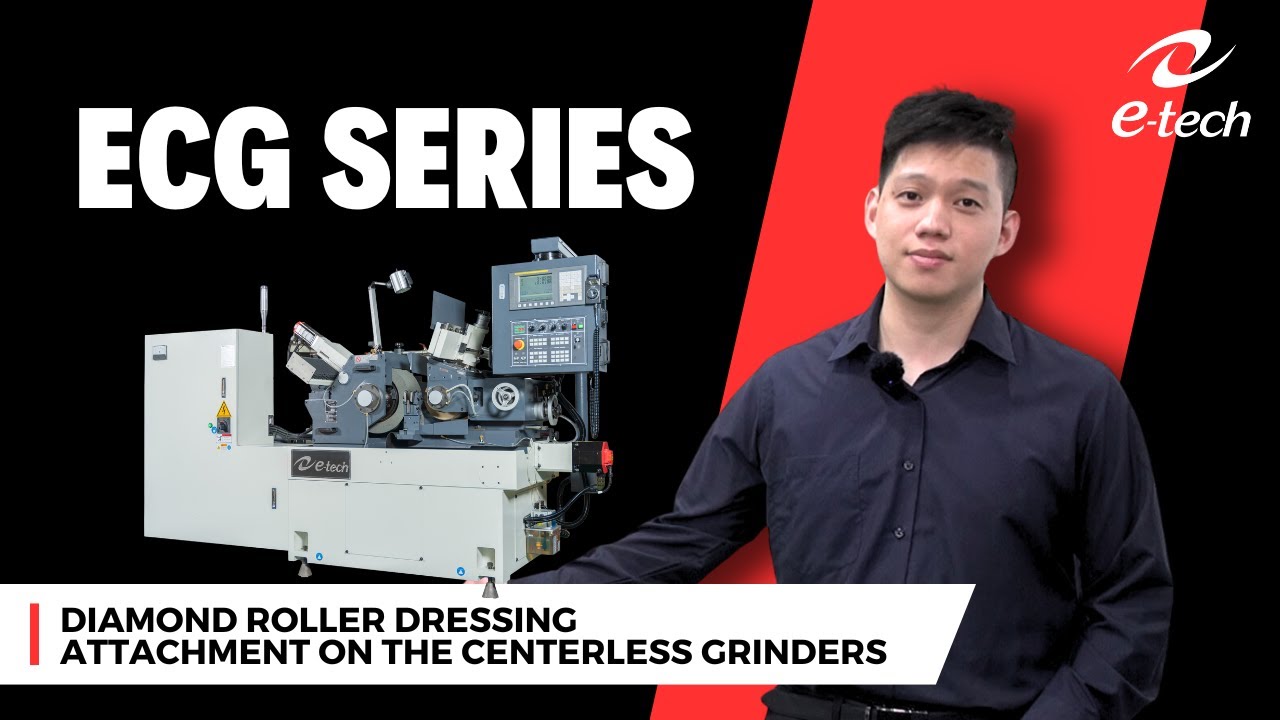 Diamond roller dressing attachment on the centerless grinders | 鎢鋼棒材專用 ...