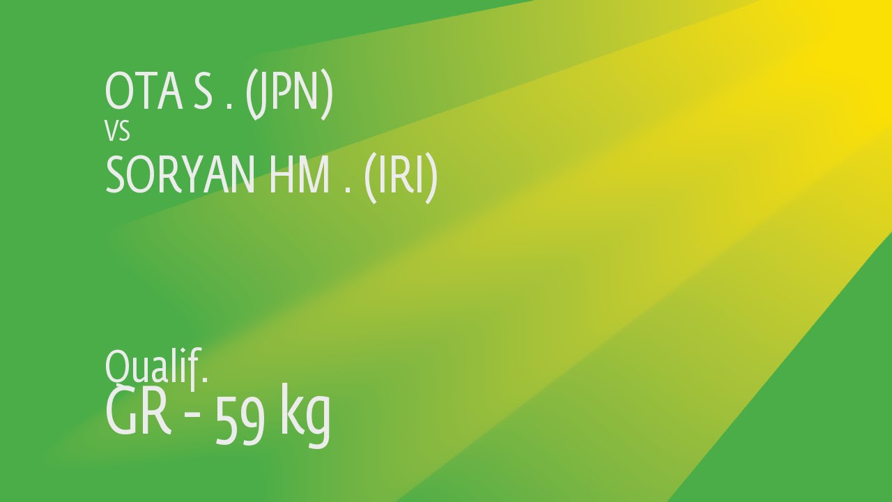 Qual. GR - 59 kg: S. OTA (JPN) df. H. SORYAN (IRI), 5-4