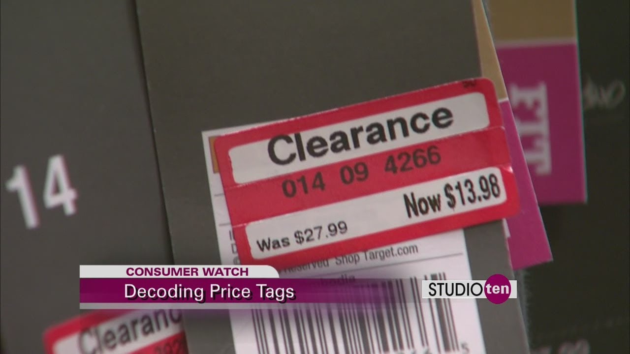 Price Tag Decoder studio10: decoding the price tag for sales - YouTube