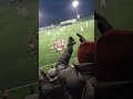 Scenes as the warriors go 5-0 up against East fife.