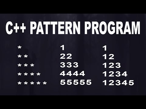 Right Triangle Shape Pattern in C++|| Print Right Triangle Star and Number Pattern in C++||MyAcademy