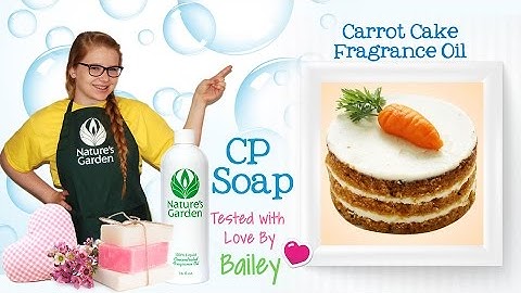 Soap Testing Carrot Cake Fragrance Oil- Natures Garden