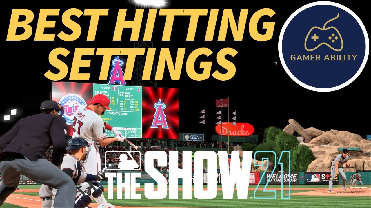 MLB THE SHOW 21 Hitting BEST Settings Tips YouTube