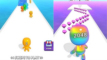 Man Runner 2048 - Max Level Gameplay In Man Runner 2048 - Merge Gameplay 2