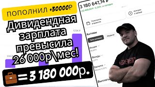 Купил СБЕРа перед публикацией исторически рекордного финансового отчёта! Пассивный доход вырос!