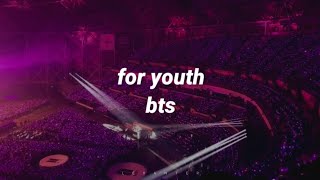 for youth by bts [english lyrics]