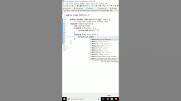 Right alphabetic triangle pattern program using java #shorts
