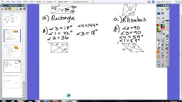Geometry Dec 15th - Unit #6 - Day 6: Properties of a rectangle & rhombus