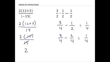 3.5 Exponents, Order of Ops, Variable Expressions