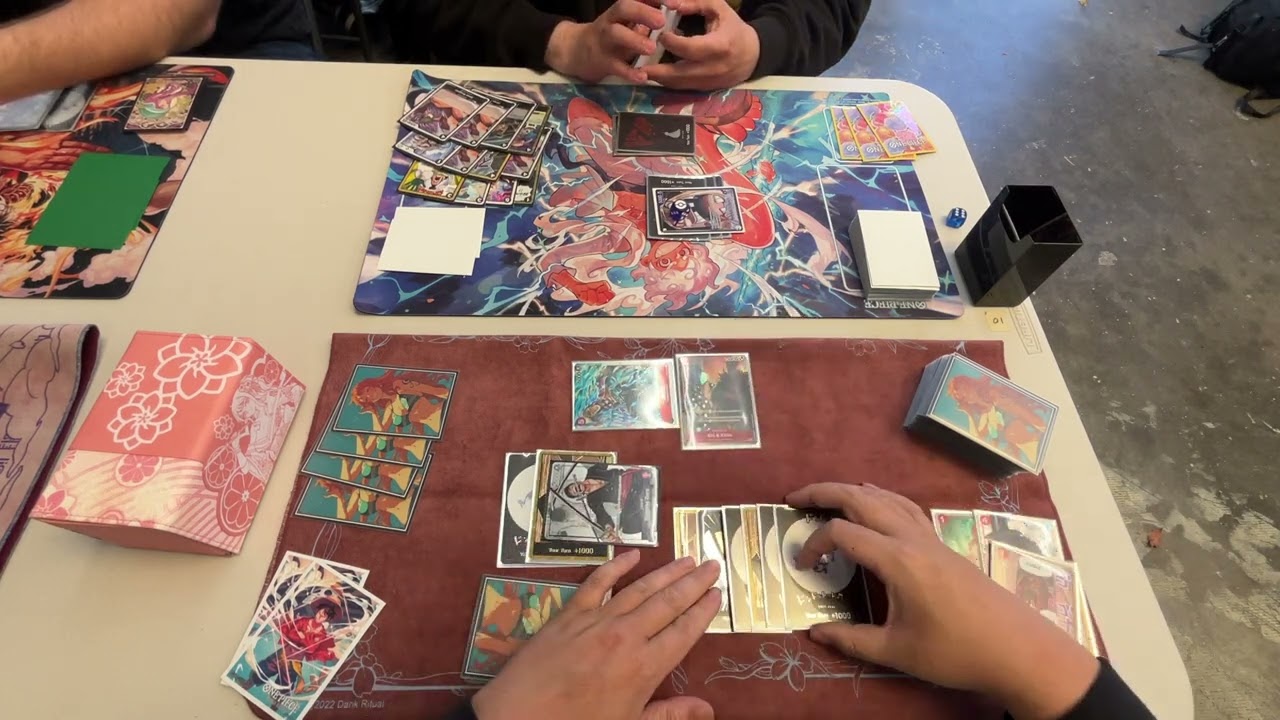 (OP10) Zoro vs Blackbeard! Rare & Sleevless Locals Round 4! OPTCG POV