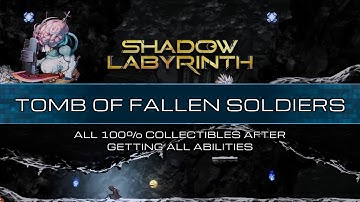 Shadow Labyrinth walkthrough - Tomb of fallen soldiers - All 100% collectibles after getting all