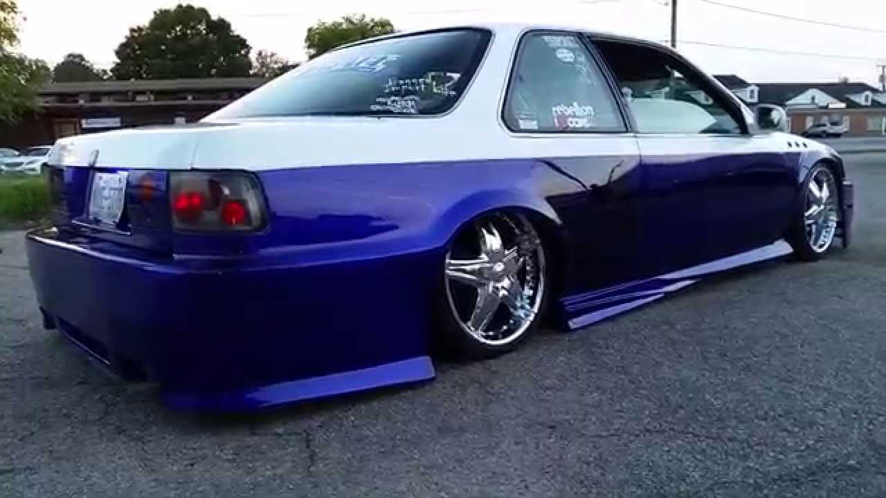 1992 Honda accord House of Kolor candy blue on bags \ Johns Restoration YouTube