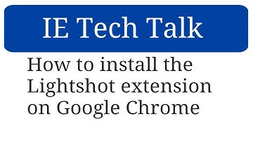 How to install the Lightshot extension on Google Chrome