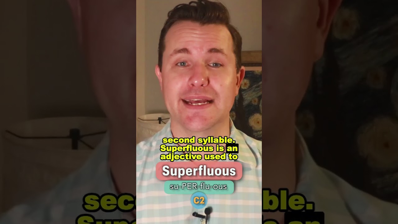 Superfluous Definition Superfluous In A Sentence