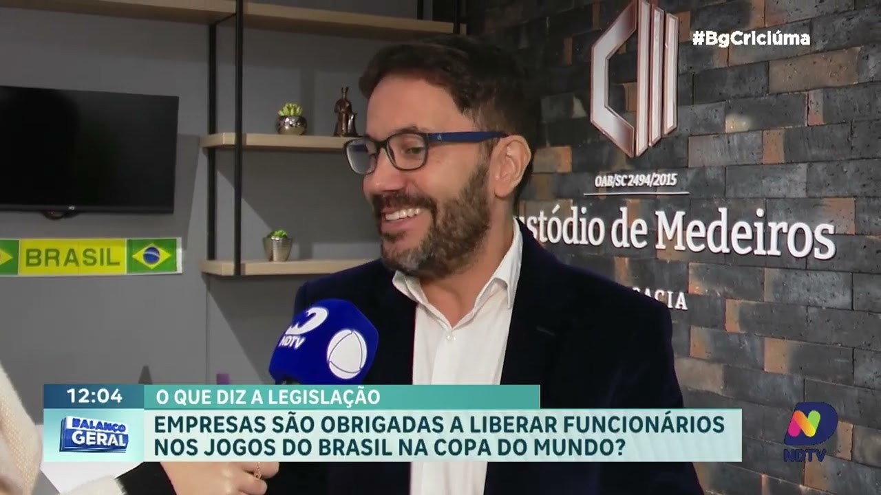 Empresas são obrigadas a dar folga nos jogos do Brasil na Copa?