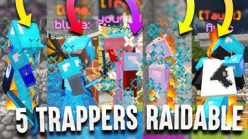 MAKING 5 FACTIONS RAIDABLE IN ONE EPISODE... *TRAPPERS* | Minecraft HCF