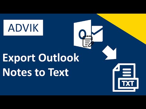 How to Export Outlook Notes to Text Files? Complete Guide