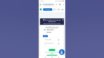 Activeer LycaMobile Simkaart