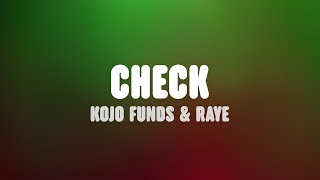 Kojo Funds & RAYE - Check (Lyrics) chords