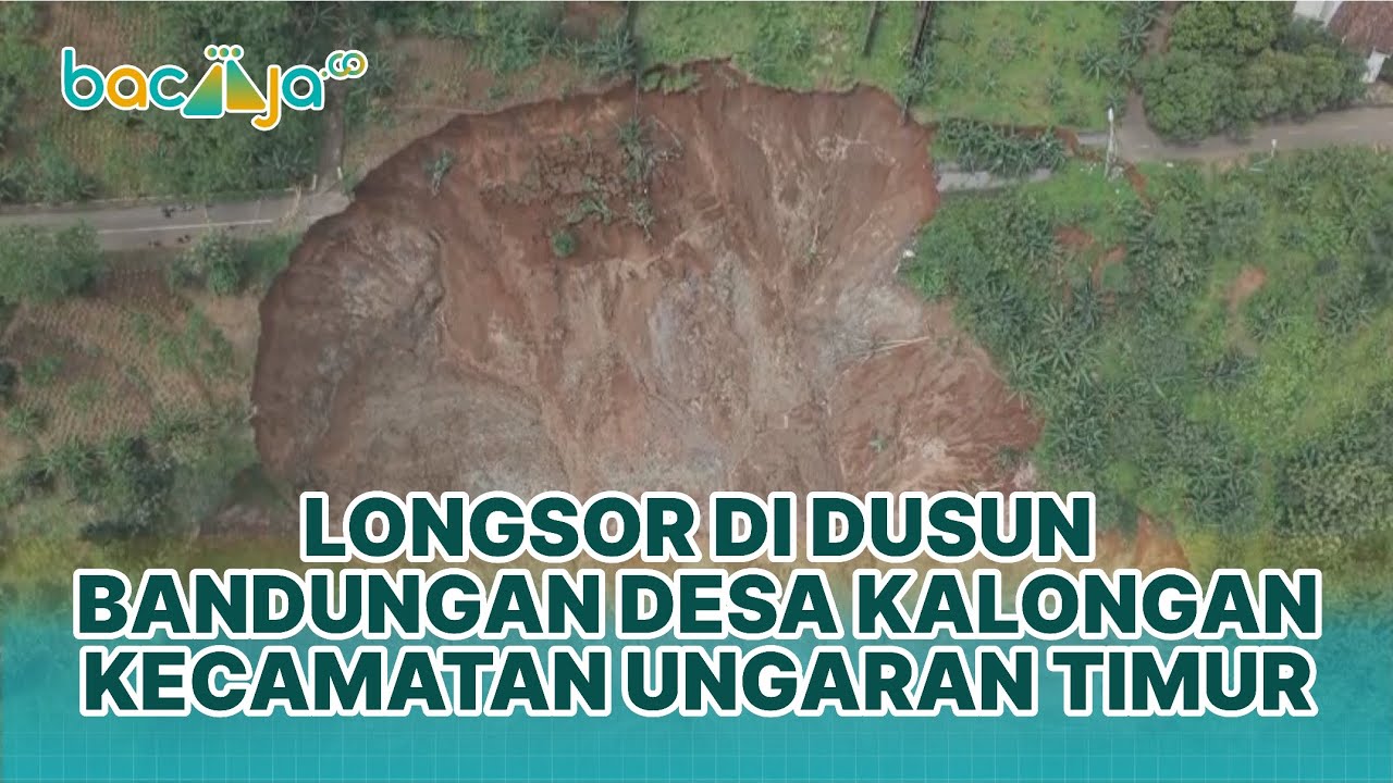 TANAH AMBLES 62 METER! SINKHOLE DI UNGARAN MELUAS BIKIN WARGA PANIK 