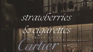 Strawberries & Cigarettes - Troye Sivan (Lyrics)