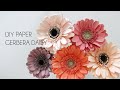 Diy how to make paper gerbera daisy crafts