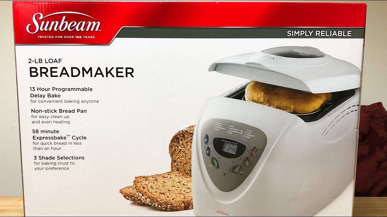 Sunbeam Programmable Breadmaker (5891) 