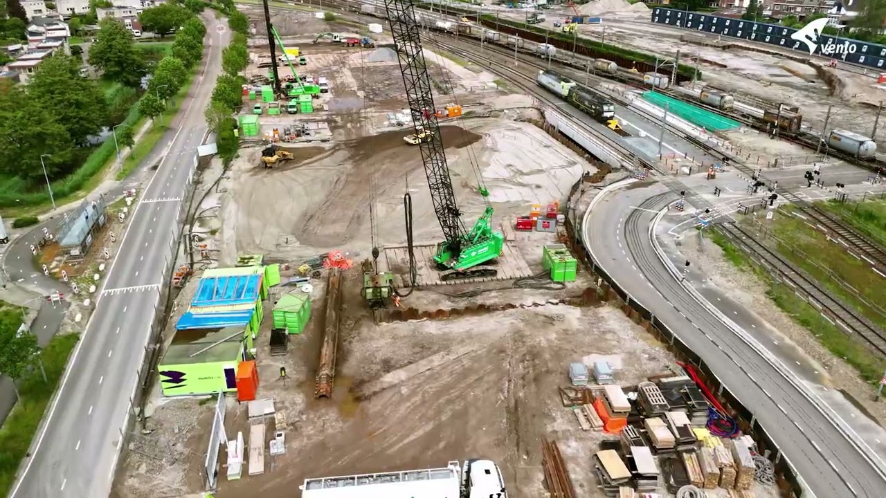 De ondertunneling van de viersporige overweg “Vierpaardjes” Deel 8 Mei 2024