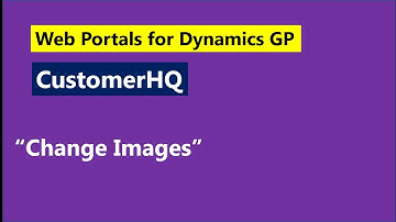 GP Elementz   CustomerHQ   Change Images (Customer Portal for Dynamics GP)