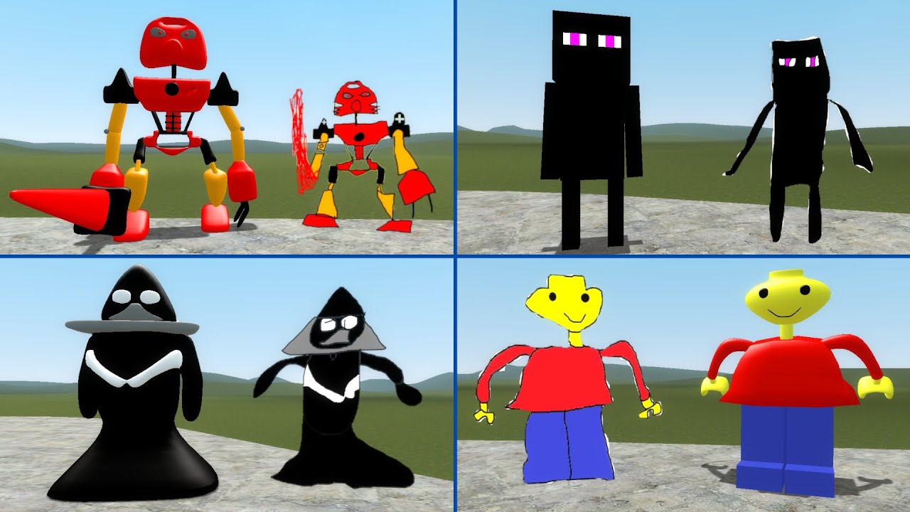 💥NEW 3D MEMES Vs. 2D MEMES PART 4 in Garry's Mod💥