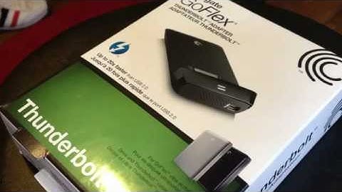 Seagate GoFlex Thunderbolt Adapter Hands-on -- Review