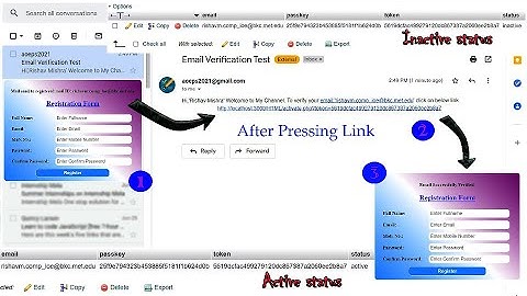 How to Verify User using Localhost Xampp Server || Mail Function || 1080p || Source Code Available
