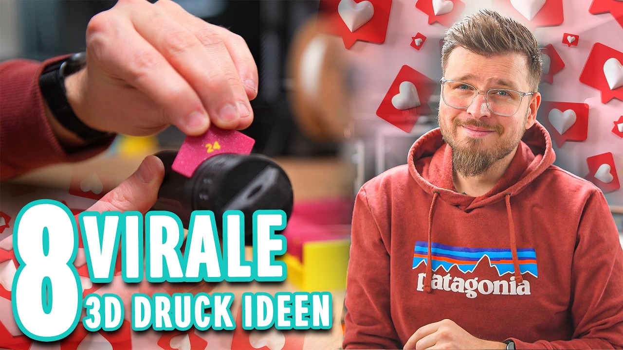 🤫Diese 8 viralen 3D Druck Ideen gehören in jede Werkstatt - YouTube