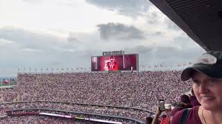 2025 Texas A&M Football Team Entrance vs UTSA
