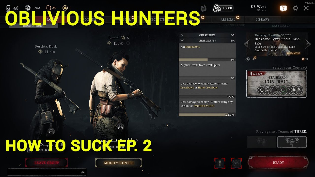 The Insensible Bounty Hunters | Hunt Showdown | How to suck Ep. 2 - YouTube
